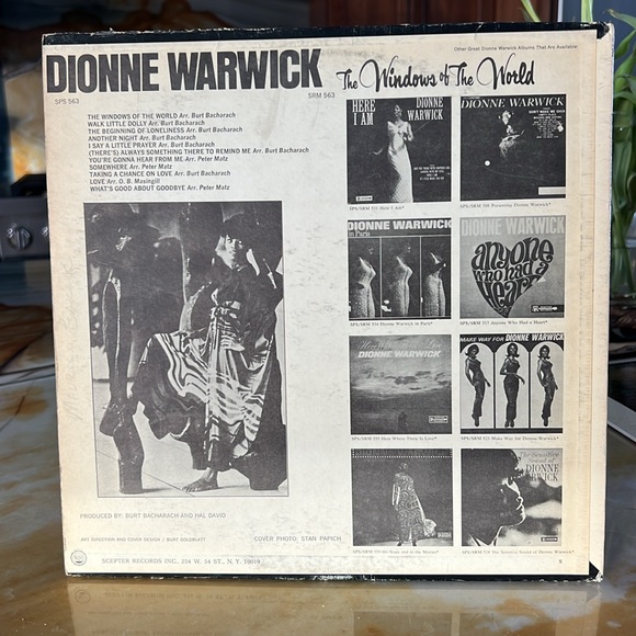 Dionne Warwick The Windows to the World - Picture 2 of 4